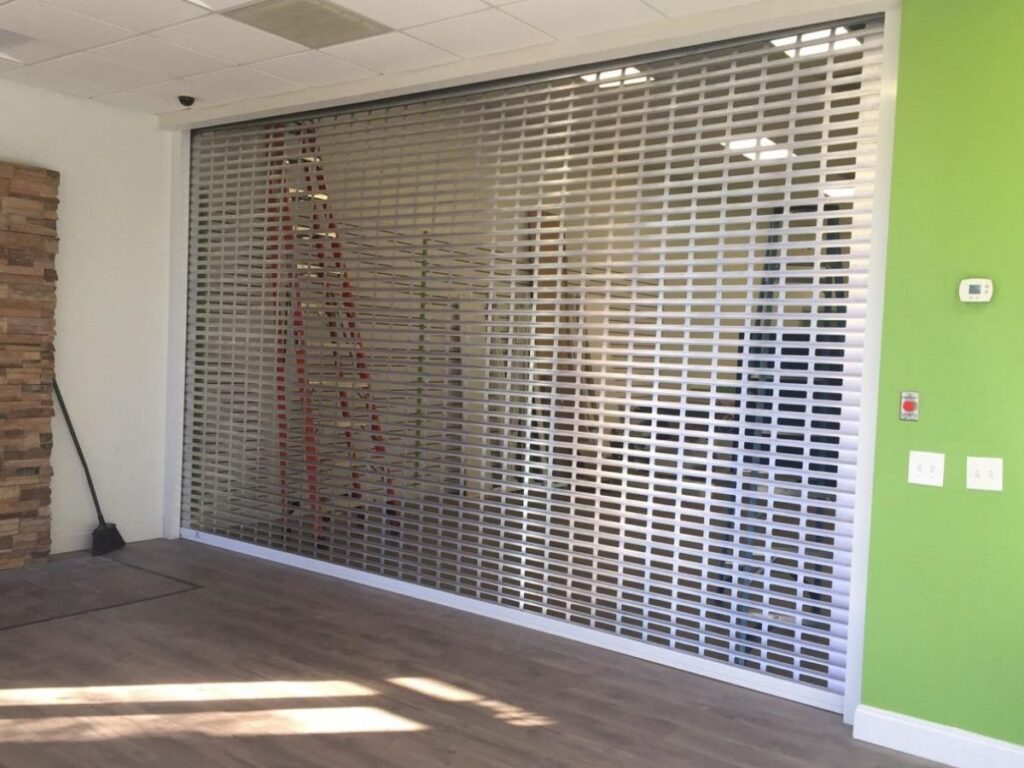 punched slat shutters