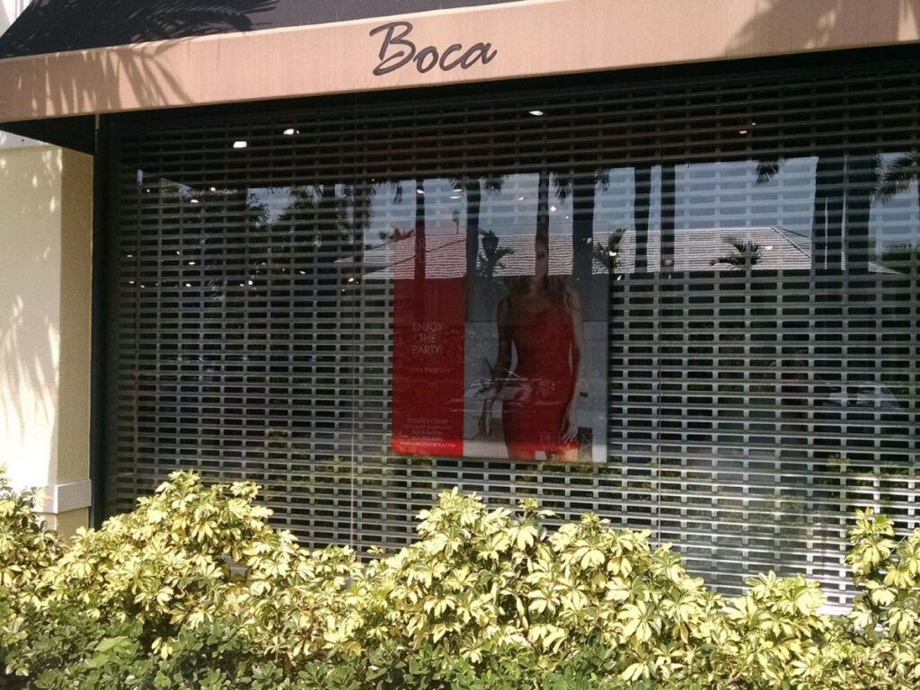 punched slat shutters